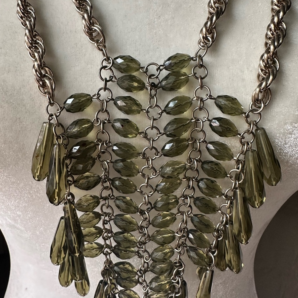 Talbots Chunky & Stylish Long Statement Necklace … - image 4